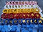 1st-5th Flowing Mane Center Buttons Horse Show Ribbons Awards Equestrian Events