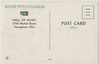 The New Conn Rhapsody Organ - Hall Of Music Dealer Advertising Postcard 
