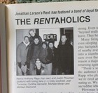 1997 Rent Playbill Original Cast Perfect Condition Nederlander Theater 
