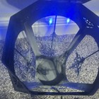 Silver Metal Pendant Lantern Decorative Light Fixture Candle Holder