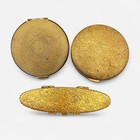 Vintage Gold Compact Powder Mirror Revlon Perfume Estee Lauder Lot 3 Etched