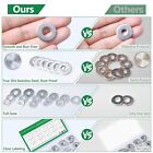 304 Stainless Steel Large Fender Washers Assortment Kit 230 Pieces 15 Sizes   