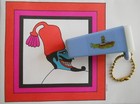 Blue Meanie The Beatles Yellow Submarine Apple 35mm Keychain Viewer Not Promo 45