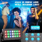 420w Wall Wash Stage Lighting 21led Rgb Dmx512 Xmas Disco Dance Ktv Party Bar