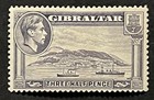 Travelstamps 1938 Gibraltar Stamps Sg123b Three Half Pence  Mogh Perf  13