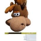 Vtg Reindeer Plush 1 Ft X 11 In X 1 Ft Christmas Theme - Good - Fast Shipping