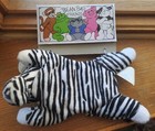 Zebra Stuffed Plush 8  Bean Bag Milaca Mills Inc New With All Tags