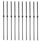 Senmit S03 - Wrought Iron Balusters Set Of 10 Hollow Single Knuckle Balusters -