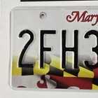 Maryland License Plate     free         Real Md Flag Graphic Tag 2fh3883