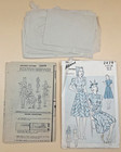 Vintage 1940s Advance 2479 Dress And Hood Sewing Pattern Size 12 Bust 30 25c