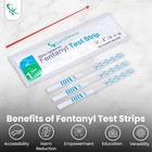 Safecheck Fentanyl Drug Testing Strip High Sensitivity 10ng ml urine powder  5ct