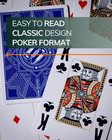 2 Deck Waterproof Plastic Playing Cards Poker Size Jumbo Index Easy Grip Back