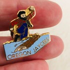 Vtg Oregon Jaycees Log Rolling Logger Enamel Lapel Pin
