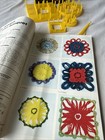 Vintage Ronco Flower Loom complete Kit 4 Looms  Instructions  Tools  Box