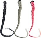 Long Braids Ponytail Extension For Helmet - 1pc Accessory Silver Gray 