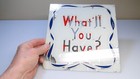 Antique Pabst Blue Ribbon Reverse Painted  what ll You Have   Glass Bar Sign