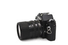 Nikon Em 35mm Film Slr Camera With Lens