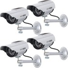  Solar Powered Bullet Dummy Fake Simulated Surveillance Security Cctv Dome 