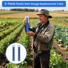 2p Plastic Rain Gauge Replacement Tube  7  Capacity Rain Gauge Outdoor Freeze