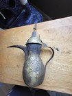 Arabic Middle Eastern Brass Dallah Bedouin  Coffee Tea Pot Vintage