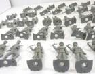 Mpc Multiple Toymakers 60 Gray Plastic Wwii German Army Men Lot Vtg 1960 s Toys