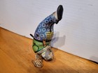 Nice Vintage J  Chein  1963 Tin Litho Wind Up   Clown