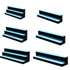 2 3 Step Tier Led Lighted Shelves Illuminated Liquor Bottle Bar Display Stand