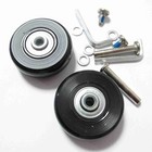 2 Set Luggage Suitcase Replacement Wheels Axles Deluxe Repair Od 50mm New