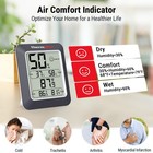 Temppro Tp50w Digital Indoor Hygrometer Thermometer Room Temperature Humidity