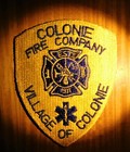 Gemsco Nos Vintage Patch Colonie Fire Company Ny Original 1981 Mint Ce