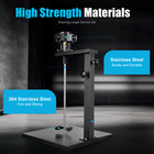 5 Gallon Pneumatic Paint Mixer With Stand Air Agitator Blender Stirrer