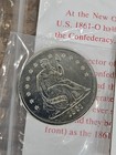 1861 Confederate States Half Dollar And Penny Restrike