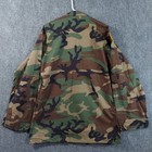 Unicor Combat Coat Men Medium Long Camo Woodland Us Army Tactical Field Jacket