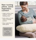 Boppy New Nursing Pillow With Luxe Fabric Cover- Oatmeal Boucle