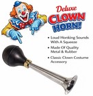 Metal Clown Horn 8 25    Comedy Honking Sound Noise Prop Rubber Bulb Harpo Costume