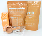 Erth Superfood Brew Coffee W  Collagen Mushrooms   Ashwagandha 2 Pack   Frother