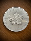 2017 Rcm  5 Canadian Maple Leaf Sml   1 Oz Fine Silver   Capsule Included