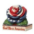 Enesco Jim Shore Heartwood Creek America Patriotic Rose Mini Figurine 2 8 Inch