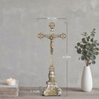 Crucifix Stand  18 Inches Standing Crucifix Catholic Table Altar Decor  Hand    