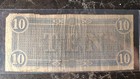 1864 Confederate States Of America  10 Bill     T-68 Richmond Note     Civil War Cur