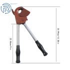 Ratcheting Cable Cutter Heavy For Copper And Aluminum Wires Up To 600mcm 300mm  