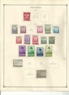 Indonesia Collection 1950-1972 On 35 Scott International Pages