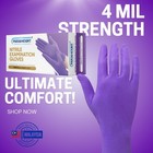 Paramount   Levander 4mil Nitrile Gloves powder latex Free size  S m l xl 500 Pcs