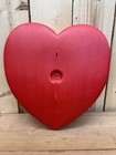 Blow Mold Valentines Day Giant Red Hearts Union Products Non Lighted 19    Pair