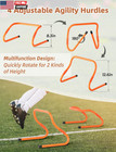 Agility Ladder football Training Equipment Set 4 Agility Hurdles  20 Feet12 Rung