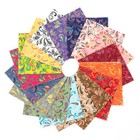 Fleur De Lis  Pre Cut Charm Pack 5  Squares 100  Cotton Fabric Quilt 102 Pieces