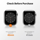 Lk 6 Pack For Apple Watch Screen Protector 45mm Series 9 8 7  new Version 