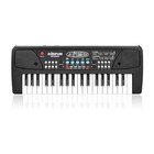 Leeqee 37 Keys Mini Electric Piano Keyboard For Kids With Microphone   8 Black