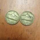 1942-p   1943-s War Nickels - Lot Of  2  - 5c - 35  Silver - 0 35 Fineness