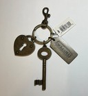 Nwt s Coach Brass Legacy Keys Bag Charm   Key Ring   Keychain - Rare